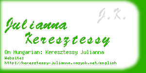 julianna keresztessy business card